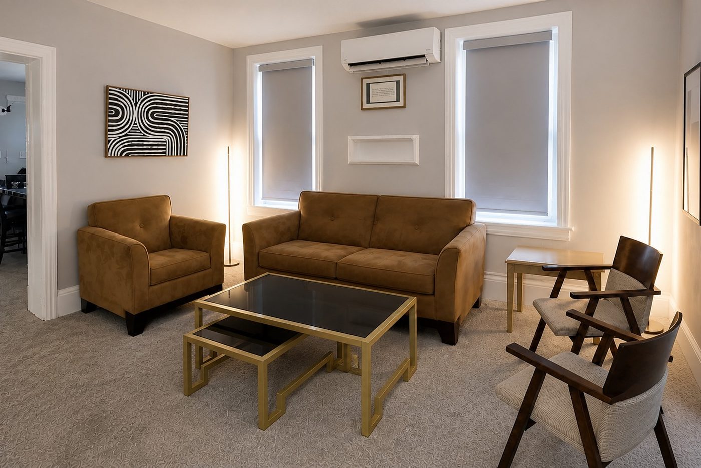 Men's house, 101 E. Main St, Lansdale — living room