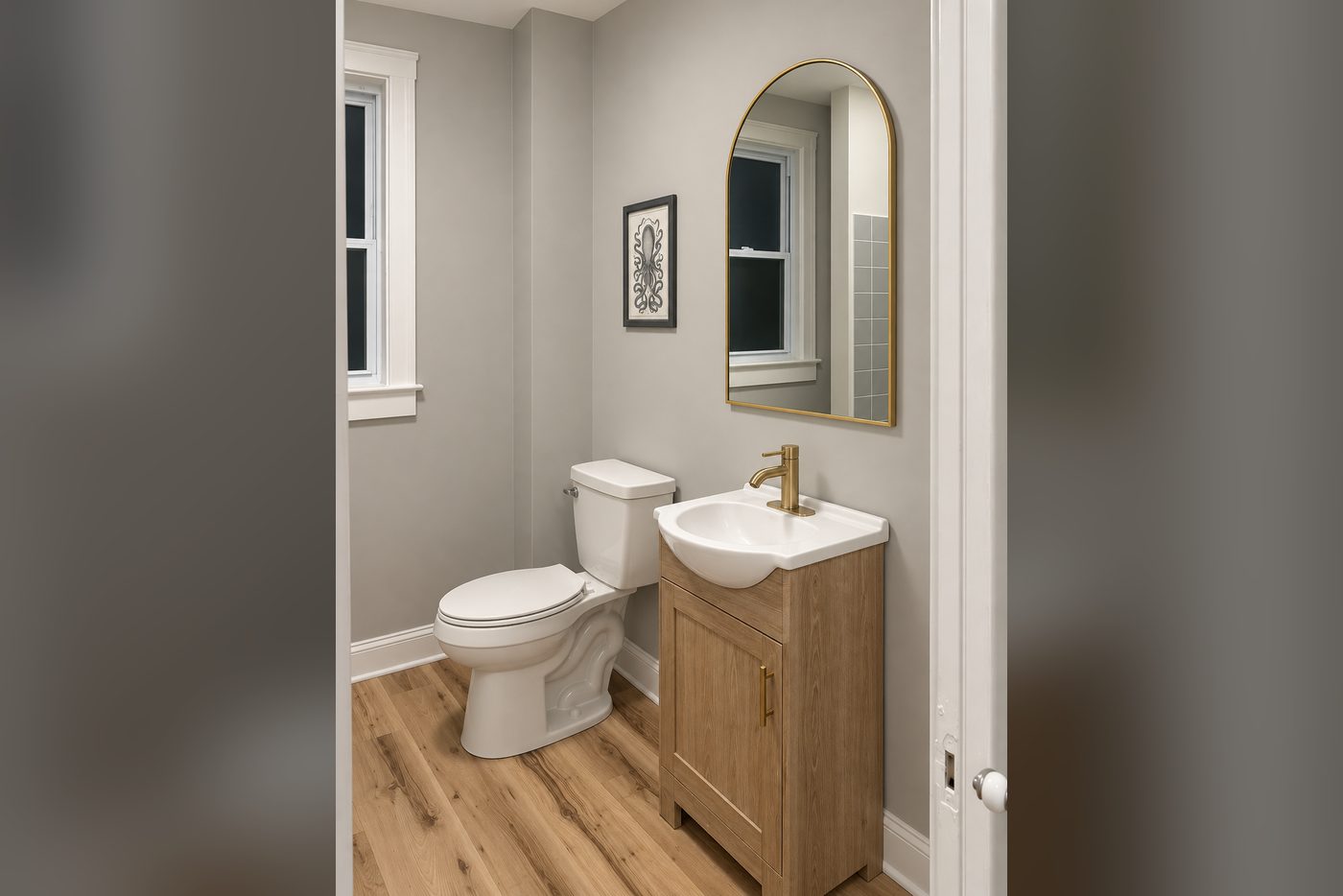 Men's house, 101 E. Main St, Lansdale — half bathroom